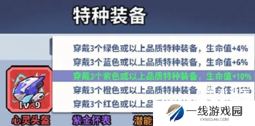生存大作战特种装备装配攻略