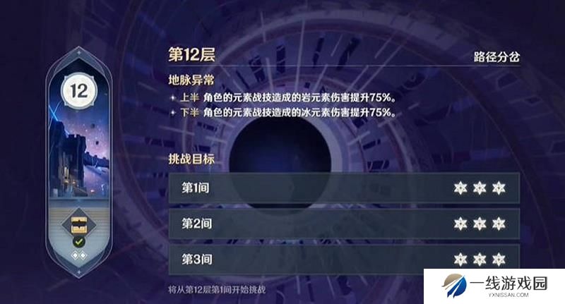 原神5.5新深渊12层怎么打 满星通关深径螺旋攻略