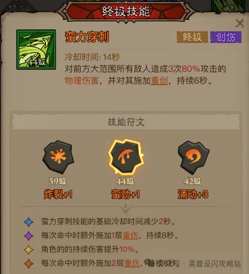 英雄没有闪狂电痛割流搭配思路攻略