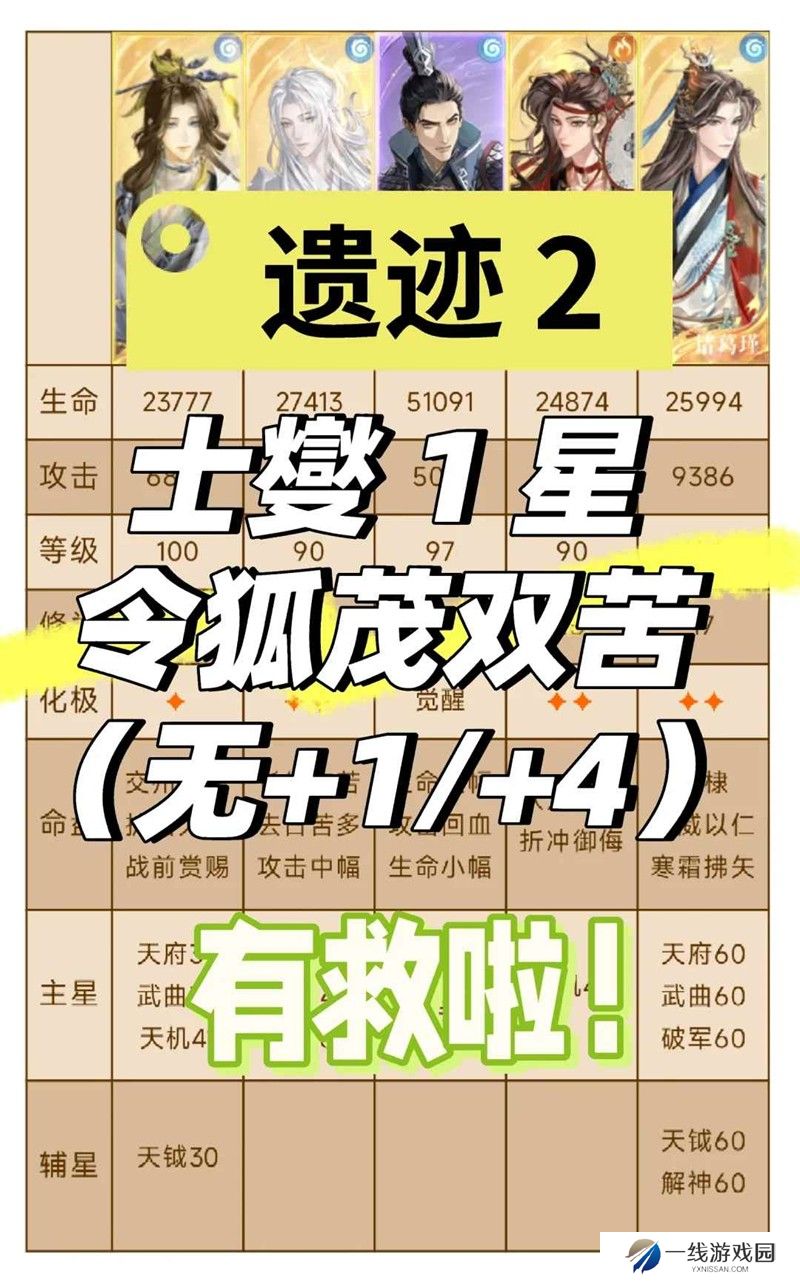 代号鸢地宫围城遗迹二 遗迹二通关表格逃课攻略